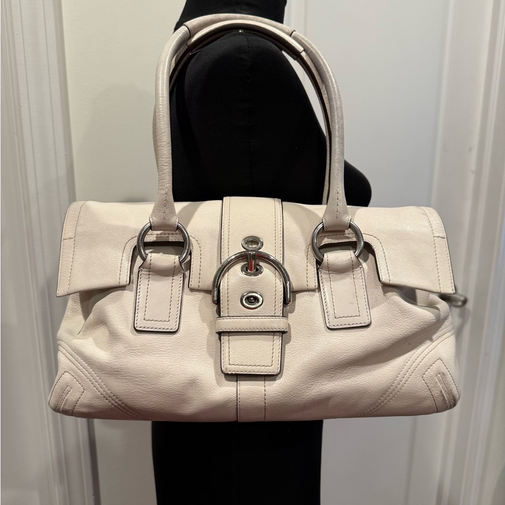Coach Cream Shoulder Bag